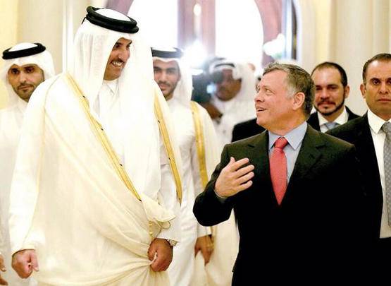 قطر تؤكد زيارة اميرها للأردن