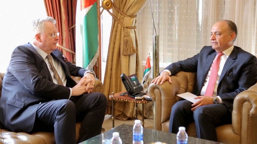 العضايلة يستقبل مدير عام مؤسسة دويتشه فيله الألمانية