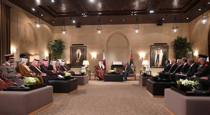 أمير قطر : سعدت بزيارتي للأردن