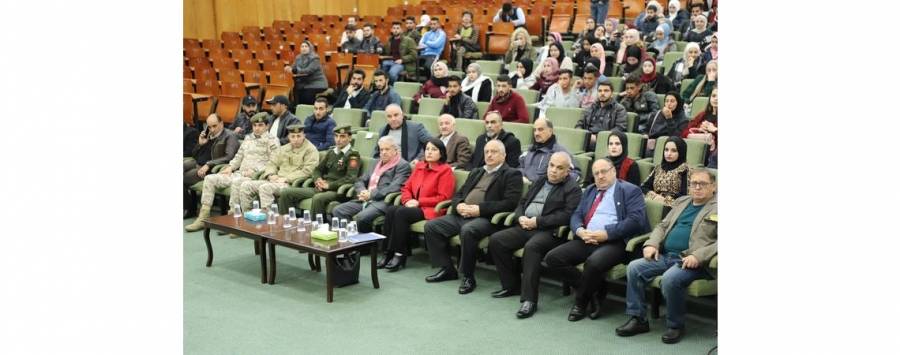 جامعة اليرموك تقيم إحتفالا بمناسبة العيد الثامن والخمسين لميلاد جلالة الملك