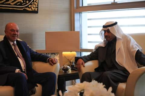 سفير المملكة لدى الأردن يستقبل الفايز و يشيد بعمق العلاقات السعودية – الأردنية
