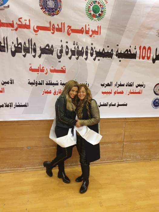 تكريم فاتن الحلو ودهب الحلو أفضل سيدات عربيات مؤثرة
