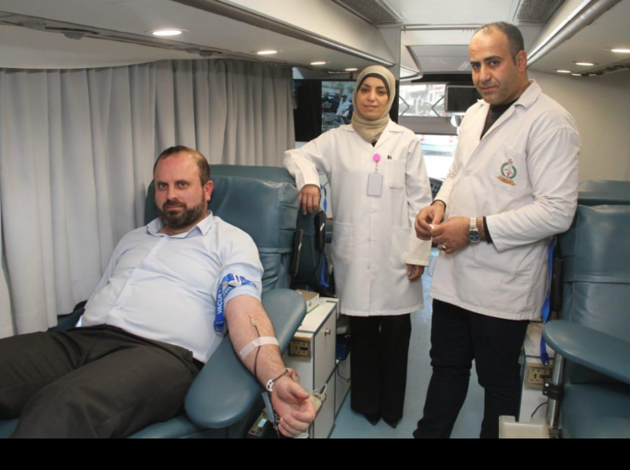 الجمارك الأردنية تنظم حملة للتبرع بالدم