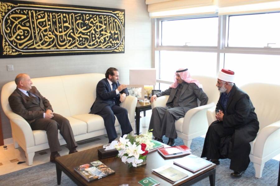 السديري يستقبل الأمير مرعد بن رعد والسفيرة اللبنانية في الأردن