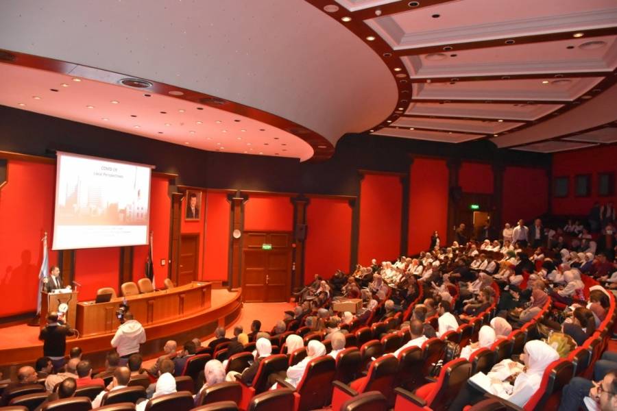 مستشفى الملك المؤسس عبدالله الجامعي يبدأ أعمال الحملة الوطنية للتوعية بمرض الكورونا