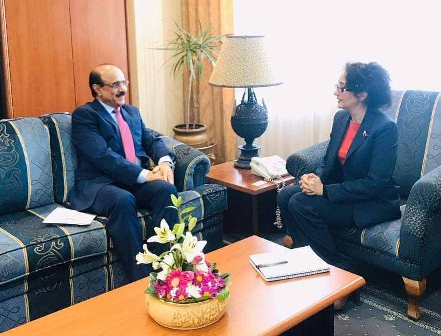 العمراني يلتقي أمين عام وزارة الخارجية وشؤون المغتربين