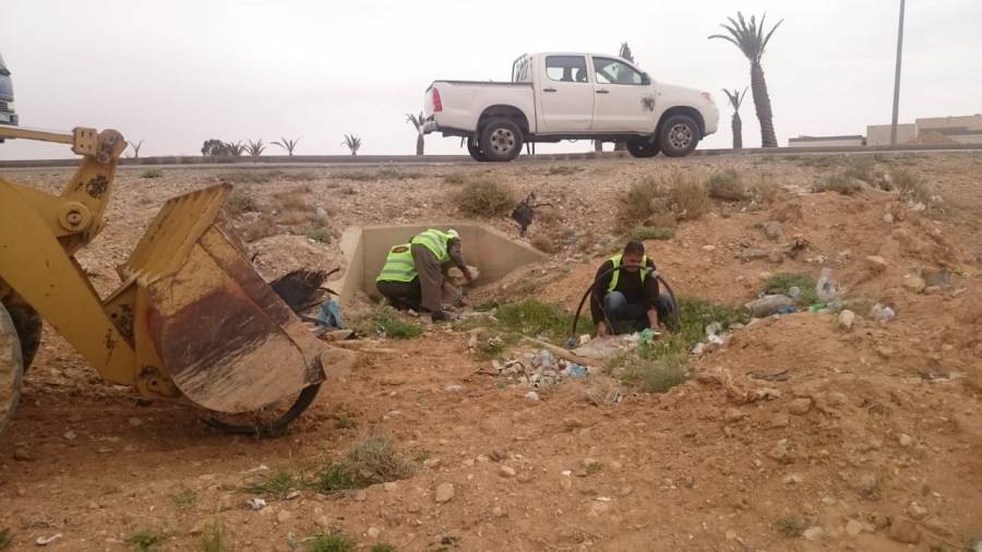 الادارة المحلية تعلن حالة الطوارئ القصوى للتعامل مع المنخفض الجوي