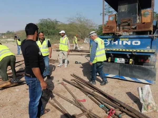 فزعة وطن  مبادرة مجموعة العون للمقاولات تقدم دعما 150 أسرة متضررة في الغور الجنوبي