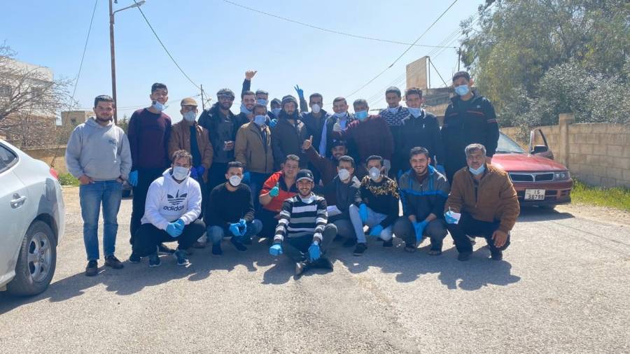 تسجيل حملة ابشر يا وطن في قضاء منشية بني حسن بالحكومة  المفتوحة للشفافية.