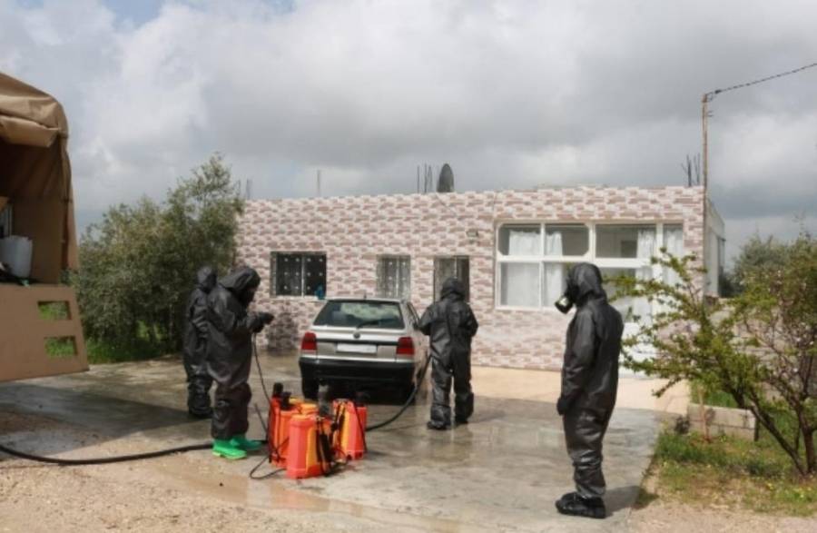 الجيش  يطهر عدد من الأماكن في منطقة الجحفية في إربد