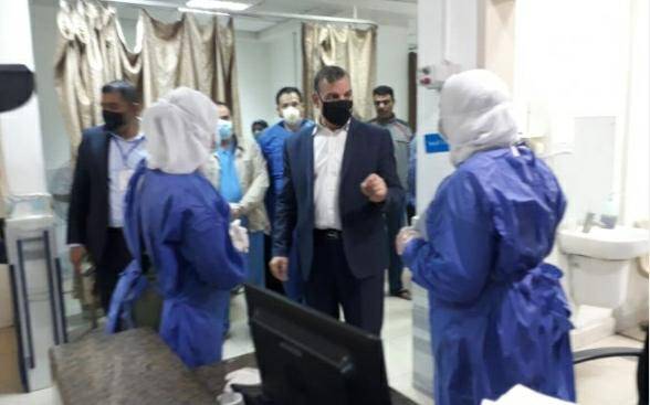 جابر يتفقد المخزون الاستراتيجي الطبي في المستودعات المركزية التابعة للصحة