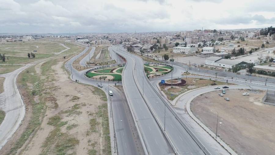 عدسة  الطائرة المسيرة  الدرون التابعة لمديرية الامن العام في الزرقاء... صور