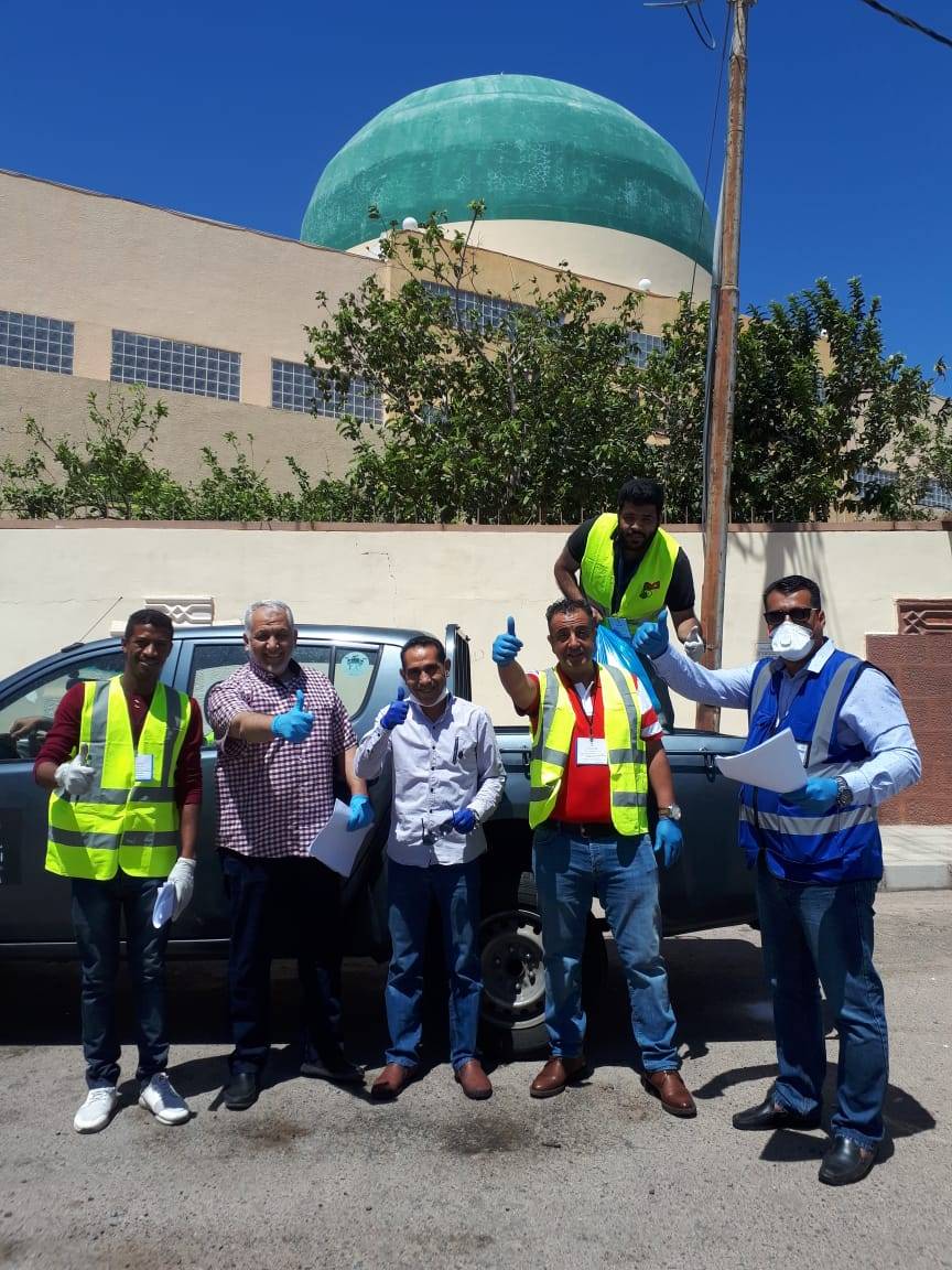 حملة تطوعية لتوزيع مساعدات على الاسر المعوزة بالعقبة