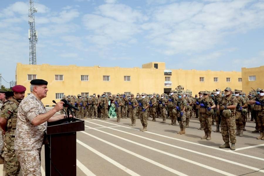 الحنيطي ينقل تحيات الملك لمرتبات كتيبة التدخل السريع 81 ...صور .