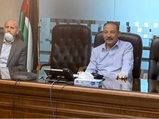 الجبور: تغطية شبكات الاتصالات لمناطق الحجر الصحي في البحر الميت