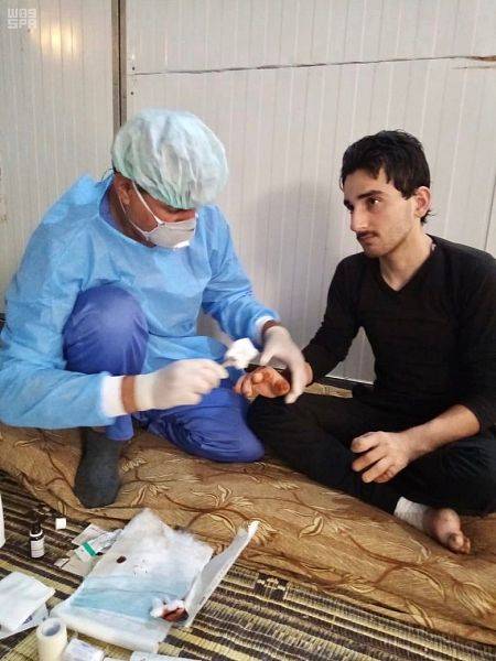 عيادات مركز الملك سلمان للإغاثة تطلق مبادرة الرعاية الصحية المنزلية في مخيم الزعتري