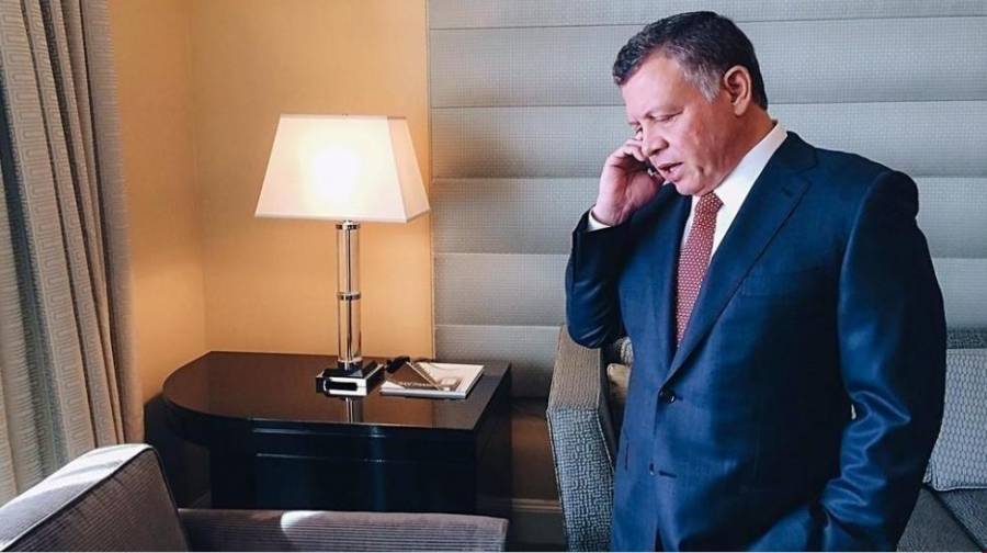 الجلاد رئيس جمعية الولاء والانتماء يتلقى اتصالاً هاتفياً من جلالة الملك