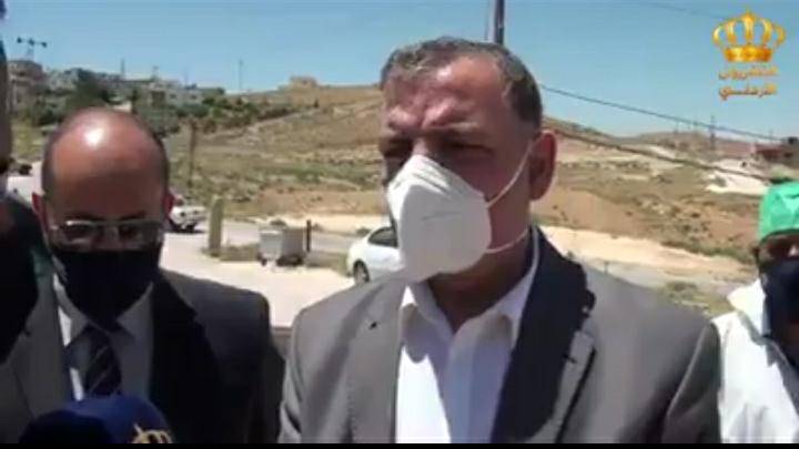 سعد جابر في حديث خاص للتلفزيون الأردني خلال زيارته اليوم الجمعة إلى منطقة الخناصري