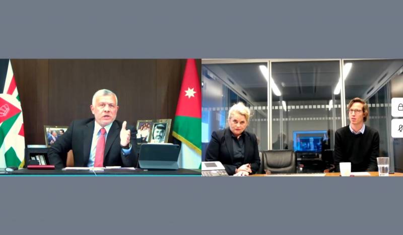 جلالة الملك في مقابلة خاصة مع مجلة دير شبيغل الألمانية للتباحث حول آخر المستجدات المتعلقة بفيروس كورونا بالشرق الأوسط.