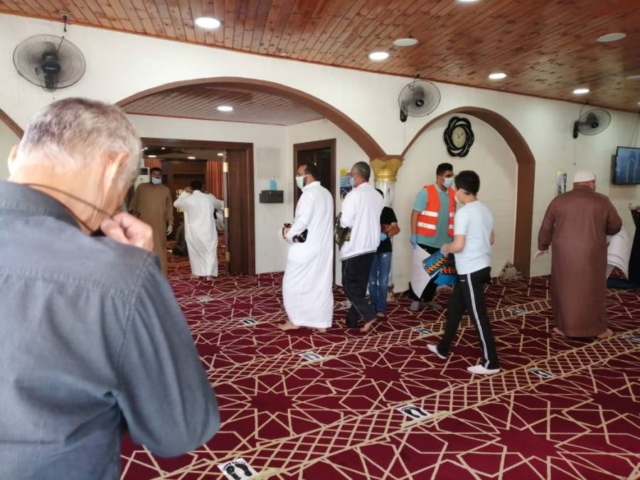 نقل مباشر لوقائع صلاة الجمعة من مسجد الحاجة زينب الحمايدة في شفا بدران