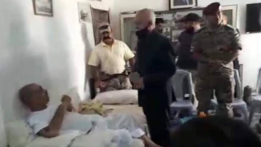 العيسوي يقوم بزيارة  المقابلة  مدرب الملك