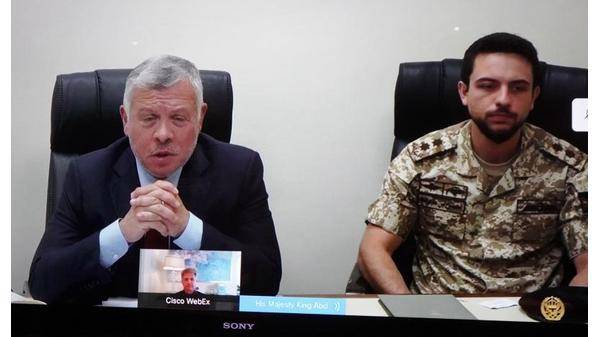 واصل جلالة الملك عبدالله الثاني، اليوم الأربعاء، سلسلة اجتماعاته مع أعضاء لجان وقيادات في الكونغرس الأميركي.