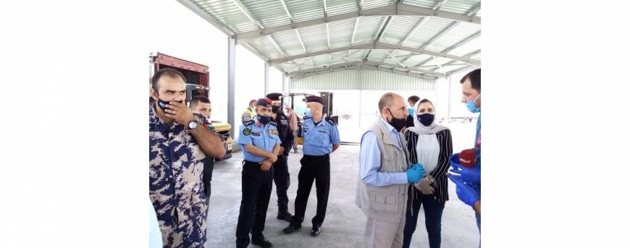 الأشغال تنجز مشروع ساحة المناولة بين الشاحنات في جمرك العمري