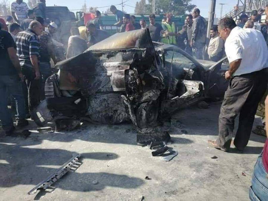 8 إصابات اثر حادث تصادم 4 مركبات ما بعد جسر ابو صياح باتجاه الزرقاء(صور)