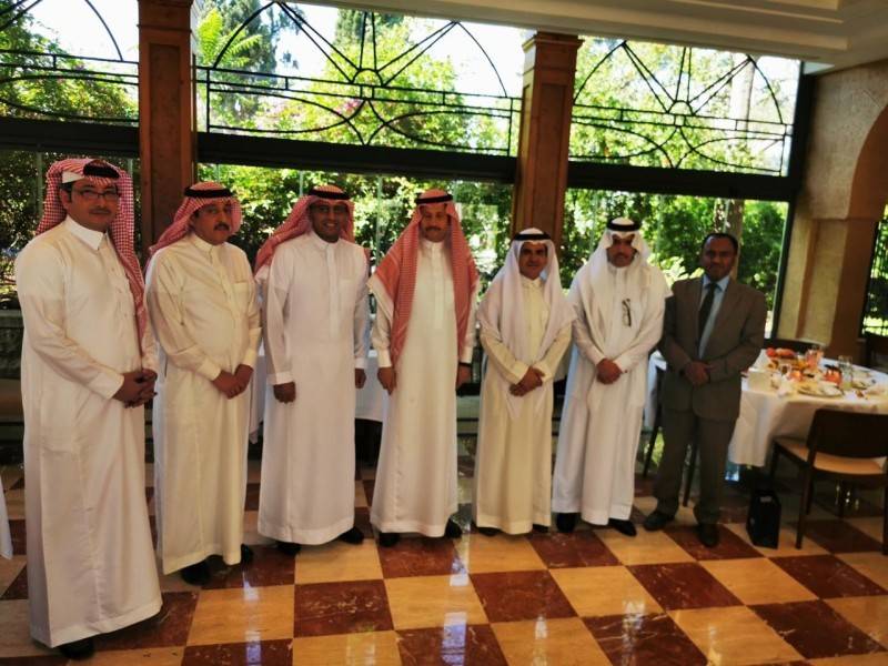 السفارة السعودية بالأردن تودع المشيطي