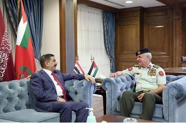 رئيس هيئة الأركان يستقبل وزير الدفاع العراقي