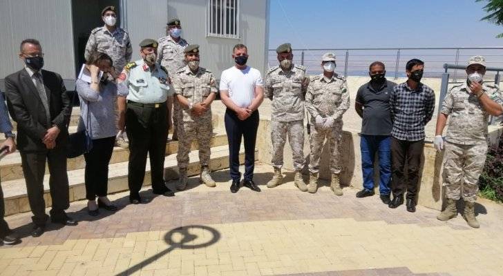 وزير الصحة يتفقد مناطق الحجر والعزل الصحي في البحر الميت