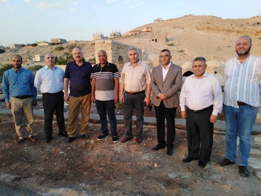 السفاسفة يزور مركز الابحاث الزراعية في وادي الأردن، المحطة المستدامة