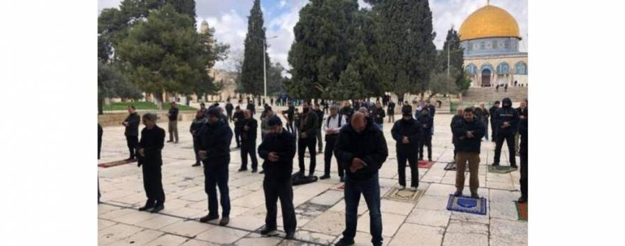 اجراءات للصلاة في الاقصى بعد عودة تفشي كورونا