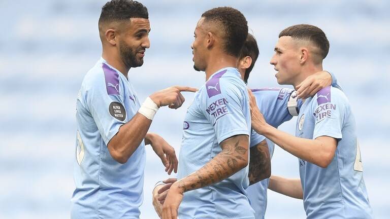 بهدف جديد للجزائري محرز.. مانشستر سيتي يدخل تاريخ الدوري الإنجليزي