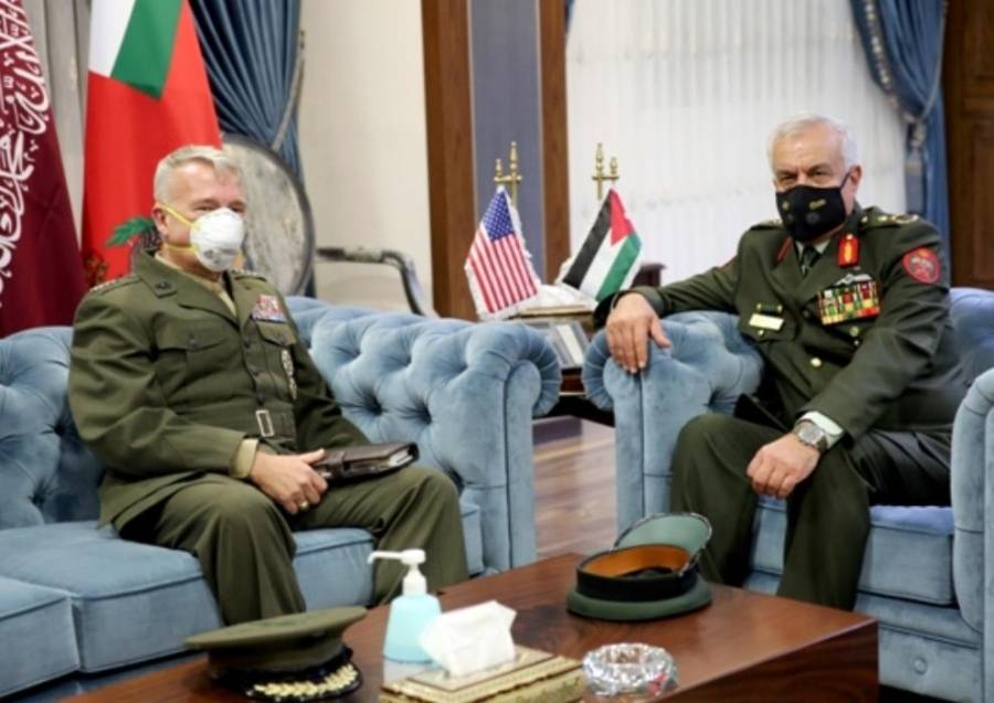 رئيس هيئة الأركان المشتركة يستقبل قائد القيادة المركزية الأمريكية
