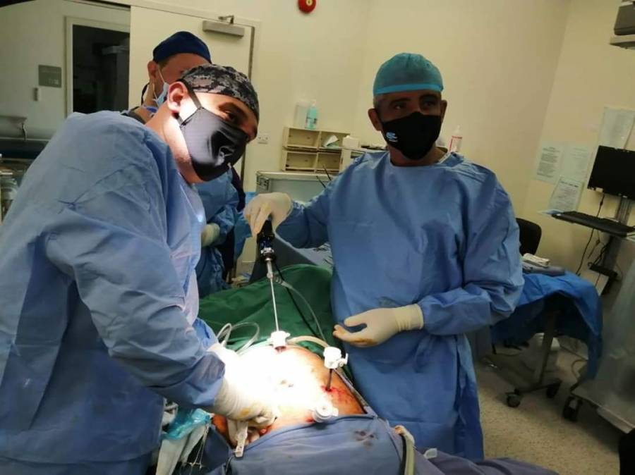 عملية جراحية نوعية في مستشفى الأمير هاشم بن عبدالله الثاني... صور