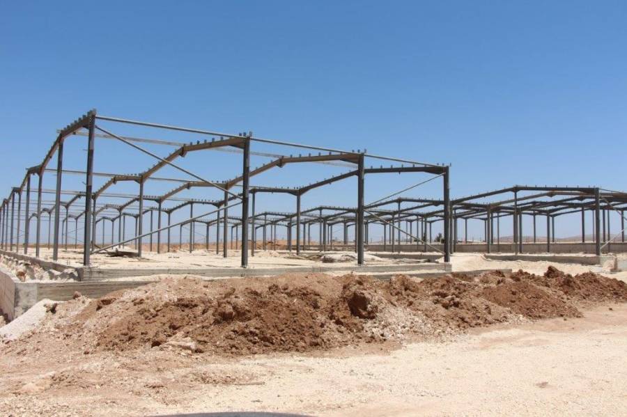 40  نسبة الإنجاز في توسعة الحسن الصناعية