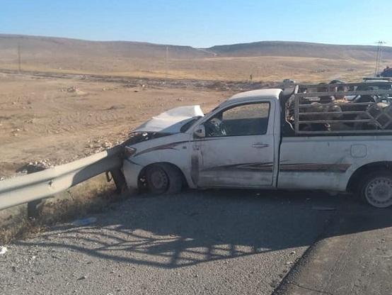 عاجل : اصابة 5 اشخاص بحادث تصادم قرب الجامعة الهاشمية