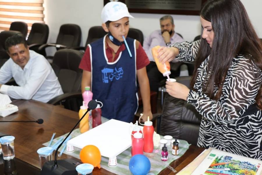 الأعلى لحقوق الأشخاص ذوي الإعاقة ينظم محاضرة الفن التشكيلي للتعريف بأساليب الرسم