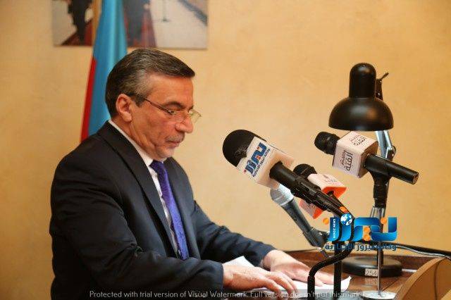 المؤرخ العرموطي يسأل السفير الأذربيجاني عن الاشتباكات الأخيرة على الحدود الإذربيجانية الارمينية.. صور