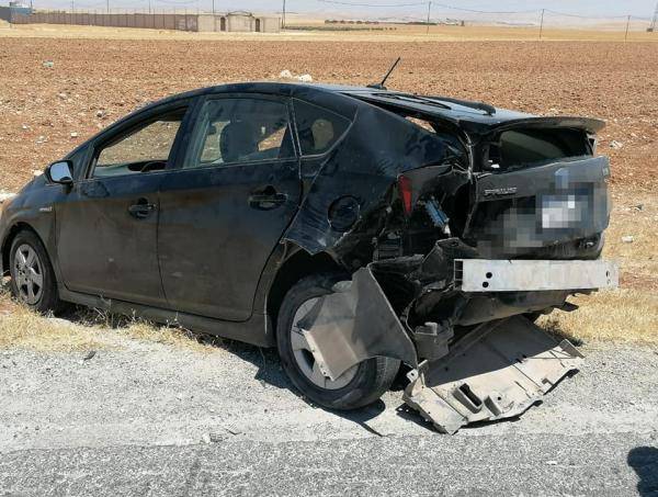 6 اصابات بحادث تصادم على شارع 100