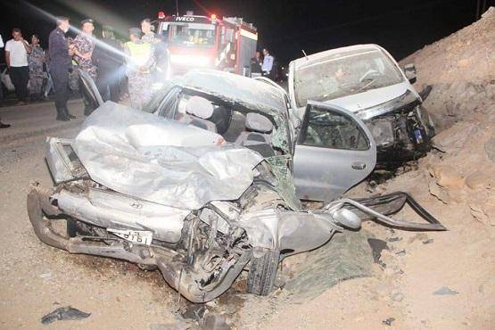 4وفيات و5 إصابات بحادث مروع  في الحسا