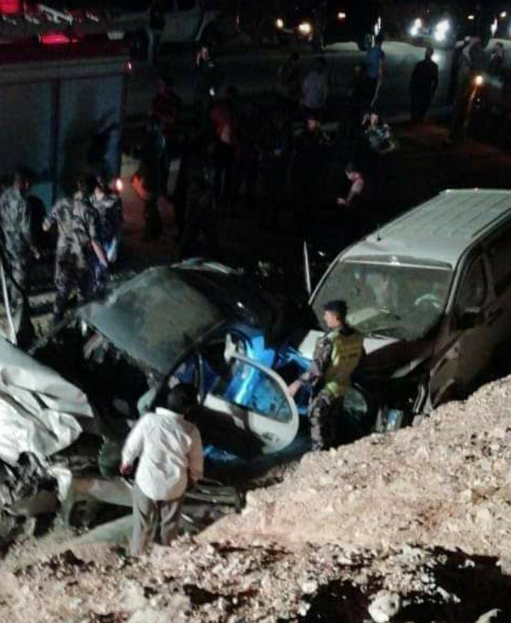 عاجل... 4وفيات بتصادم مركبتين في الحسا
