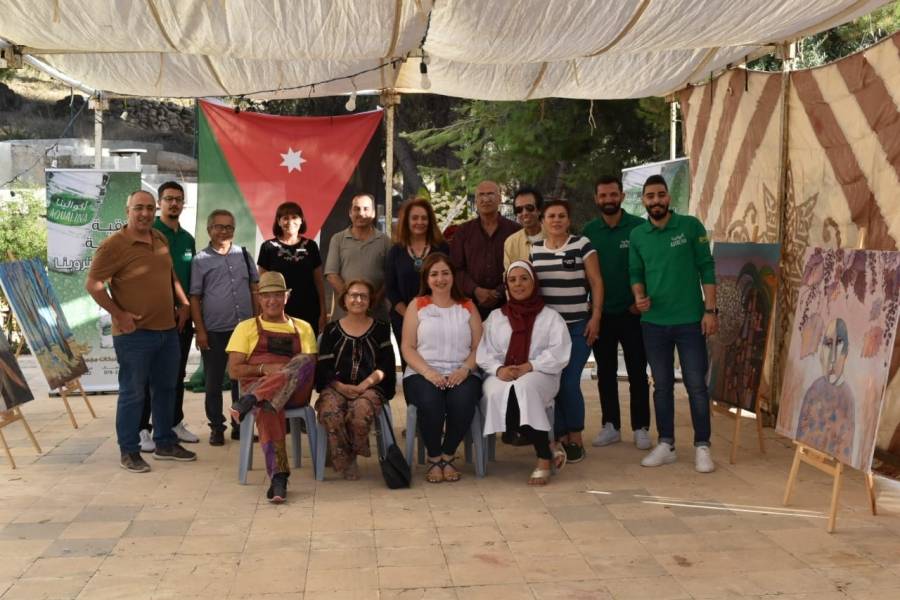 جمعية لوّنها بالأمل تقيم الملتقى الفني الأول الطريق الملوكي للفنون التشكيلية لدعم أطفال الهمم