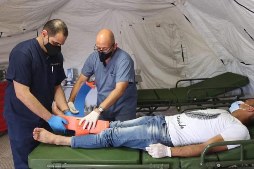 المستشفى الميداني الأردني في بيروت يواصل تقديم خدماته الطبية (صور)