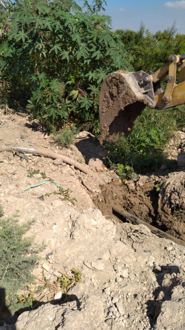 سلطة وادي الاردن :حملة  في الاغوار تضبط اكثر من (20) اعتداء كبير على مياه قناة الملك عبد الله