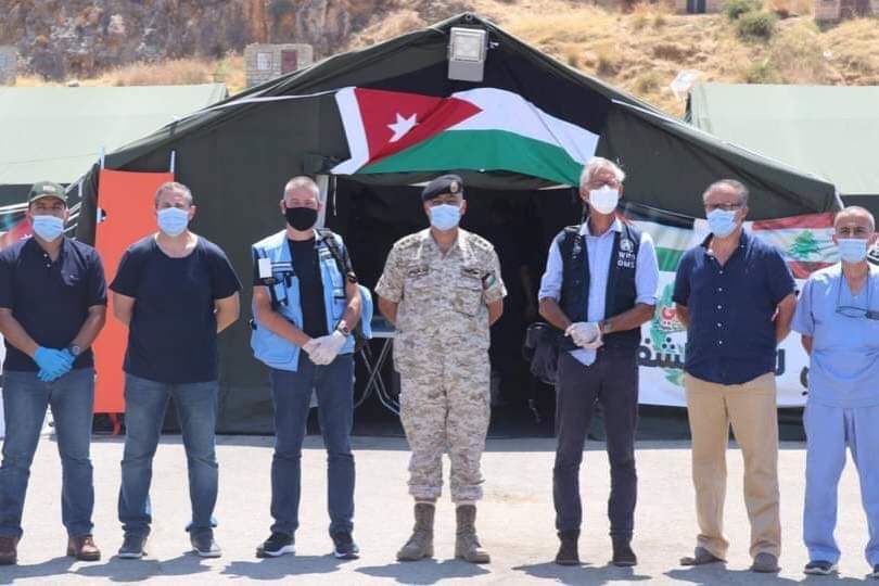 وفد من منظمة الصحة العالمية يزور المستشفى الميداني الأردني في لبنان( صور)