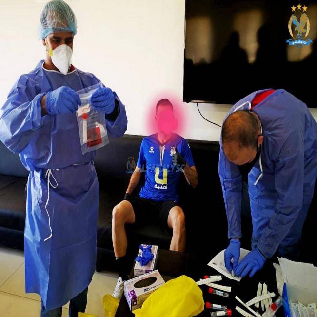 الدعجة.. فحوصات كورونا جديدة للاعبي الفيصلي