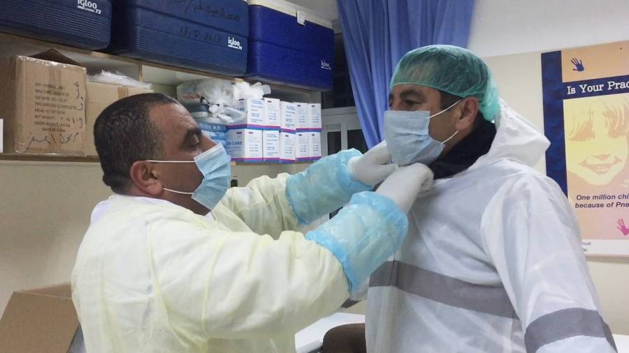 نتائج 800 عينة فحص كورونا في اربد سلبية