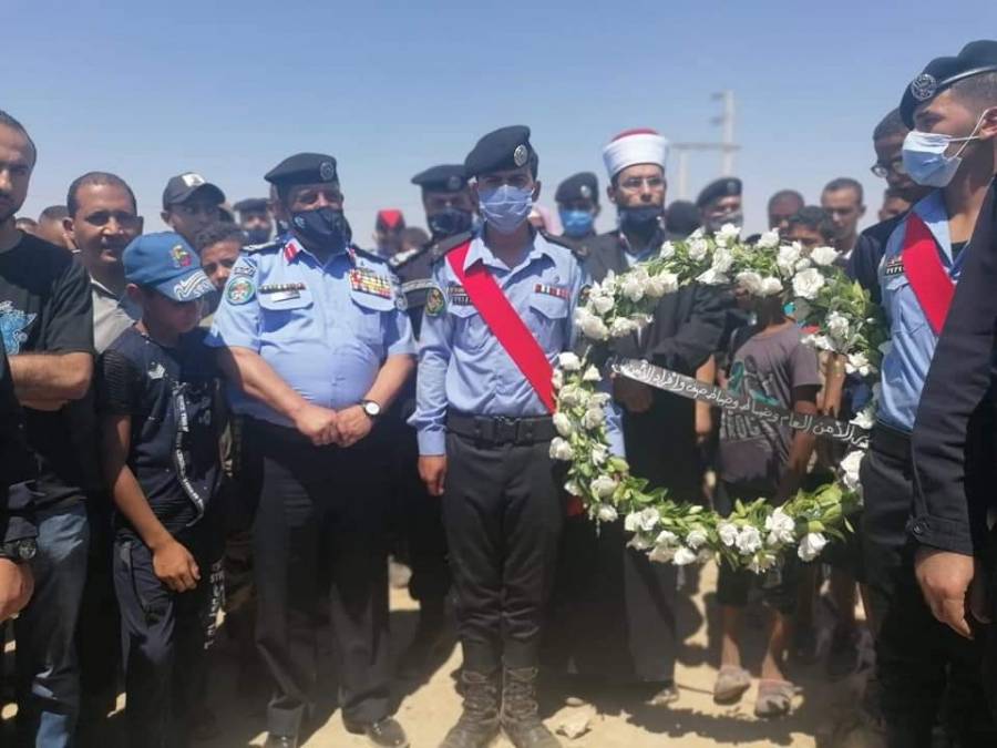 الأمن العام والجعارات تشييع جثمان الشهيد  الملازم اول الجعارات.. صور
